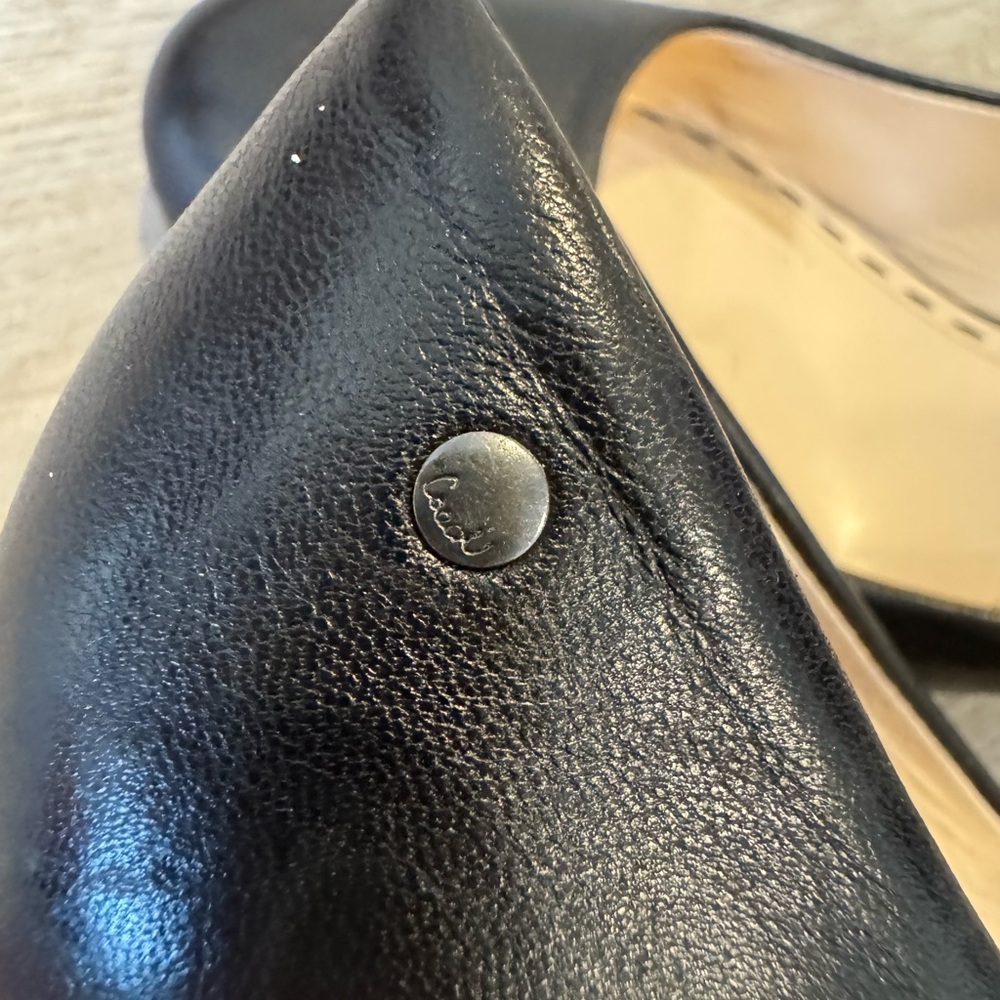 Coach Women’s Missy 2.5 Heel Black Leather Pumps size 39 - Picture 8 of 10